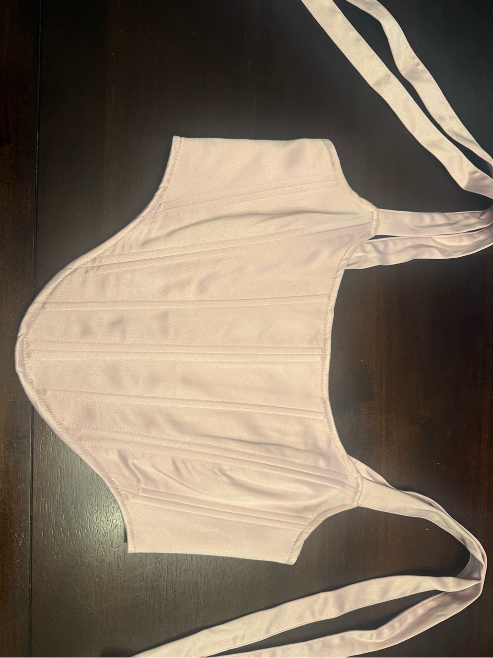 Forever 21 Corset Crop Top- Blush Pink